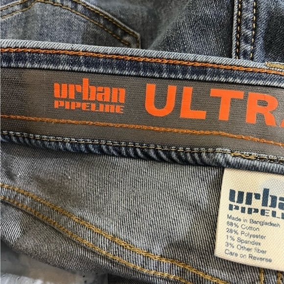 Urban Pipeline UltraFlex Tapered Denim Jeans Indigo 30x32 - Picture 5 of 6